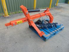 New Unused HHDGL30 Post Hole Digger With Hydraulic RAM & PTO Shaft to suit Compact Tractors