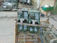 4x Double Jerry Can Holders c/w Fitting as Shown