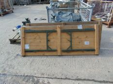 2 x Standard 6ft British Army Service Tables as shown