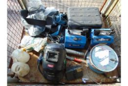 1 x Stillage Tools, Welding Masks, Light Units etc