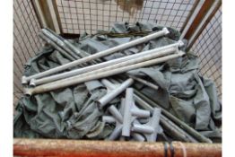 1 x Stillage of Canvas, Alloy Poles etc