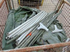 1 x Stillage of Tentage Canvas, Alloy Poles etc