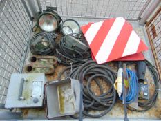 1 x Stillage Search Lights, Cookers, Trailer Marker Boards, Cables, etc