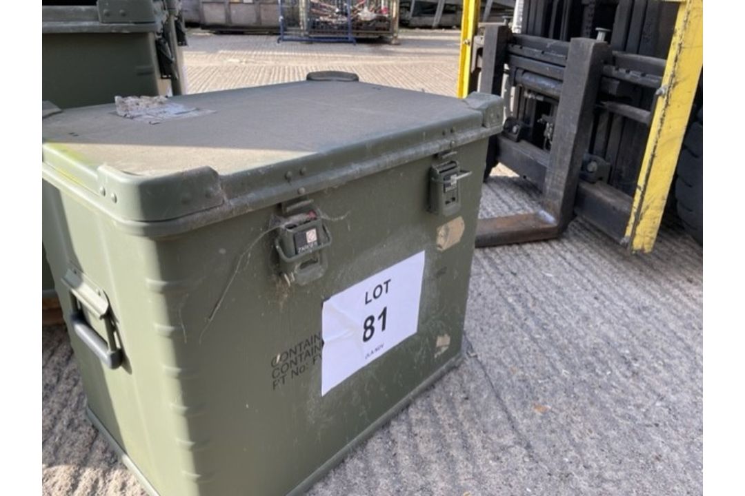 UNISSUED ZARGES ALUMINIUM WATERPROOF TRANSIT CASE 60X40X50 cms - Image 1 of 3