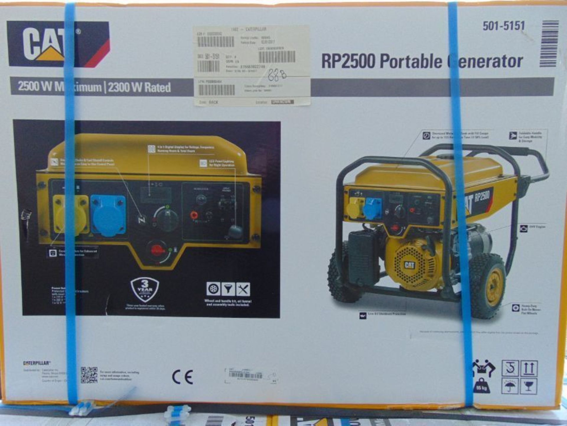 UNISSUED Caterpillar RP2500 Industrial Petrol Generator Set - Image 3 of 4