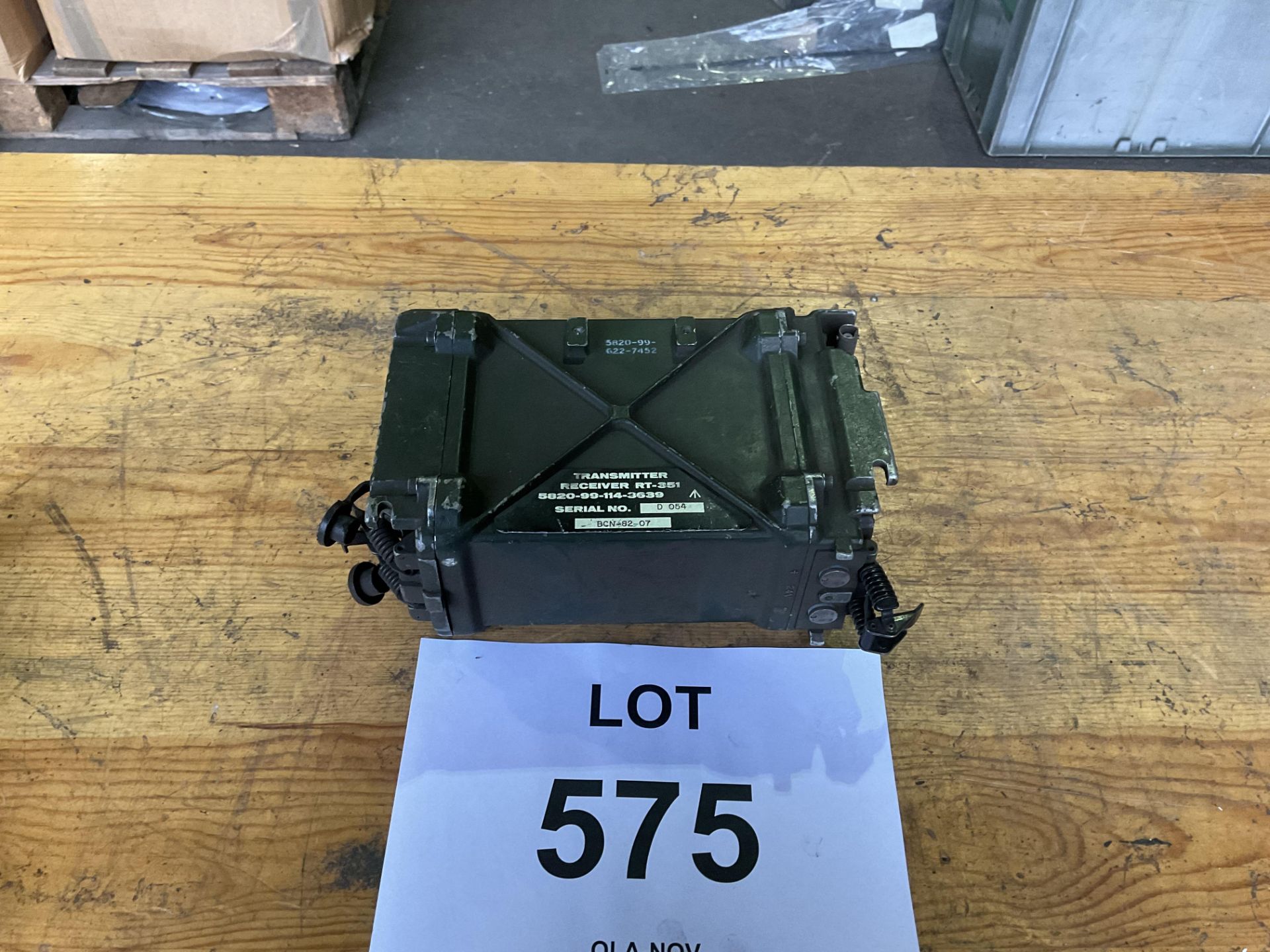 CLANSMAN UK/RT 351 TRANSMITTER RECEIVER AS SHOWN