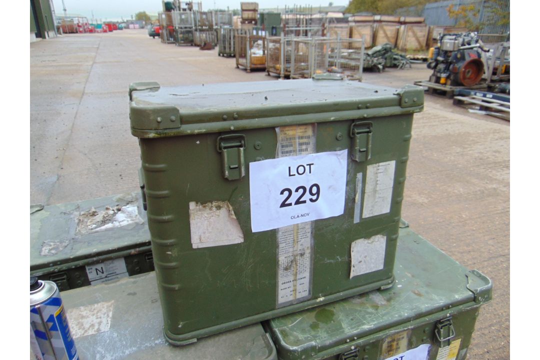 ZARGES ALUMINIUM WATERPROOF TRANSIT CASE 60X40X50 cms - Image 1 of 4