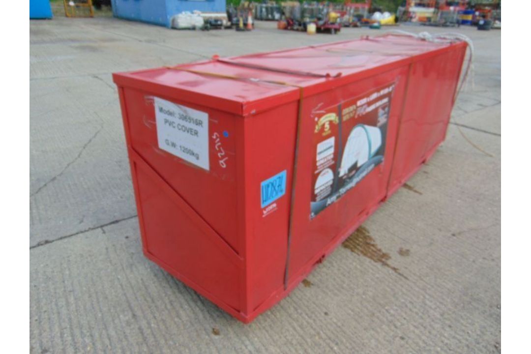 Heavy Duty Storage Shelter 30'W x 65'L x 15' H P/No 306515R - Image 3 of 4