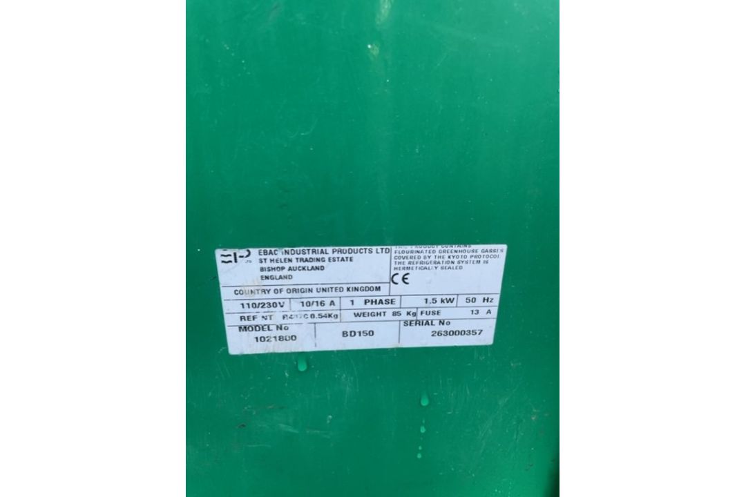 EBAC INDUSTRIAL 240/110 VOLT DEHUMIFIER - Image 2 of 2