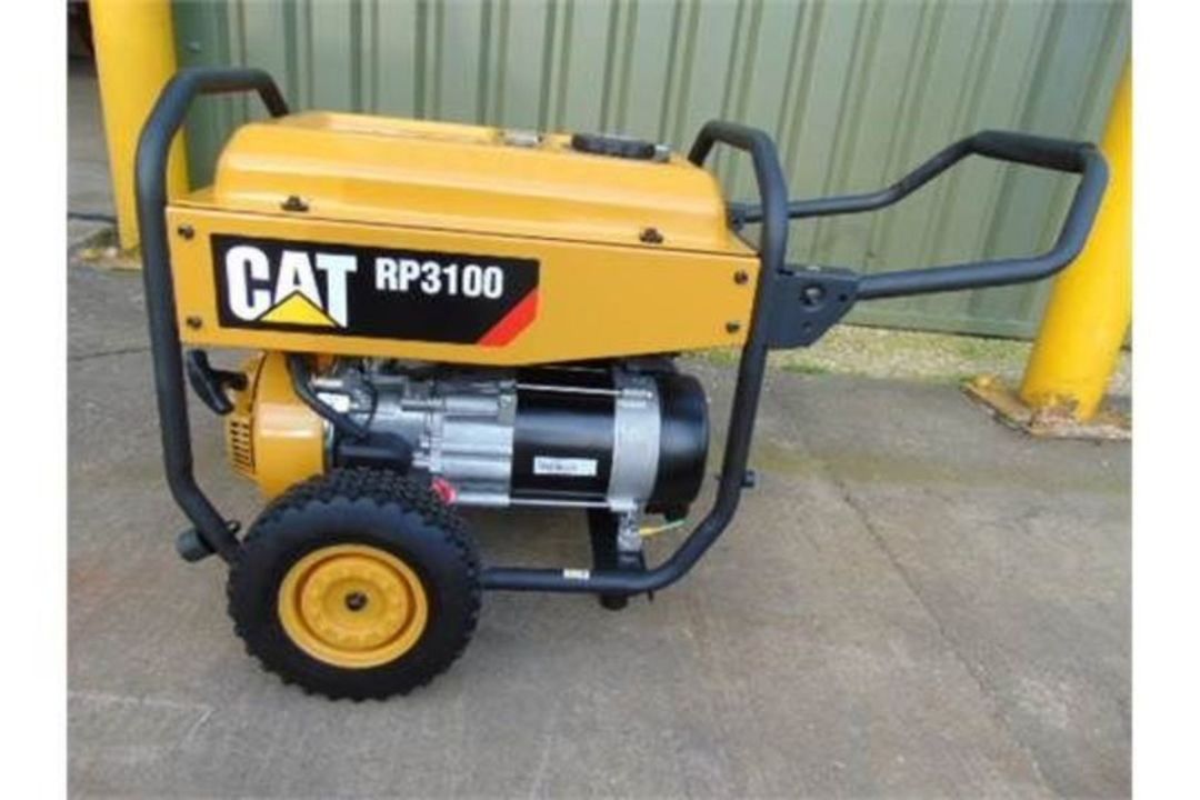 UNISSUED Caterpillar RP3100 industrial Petrol Generator Set - Image 1 of 9