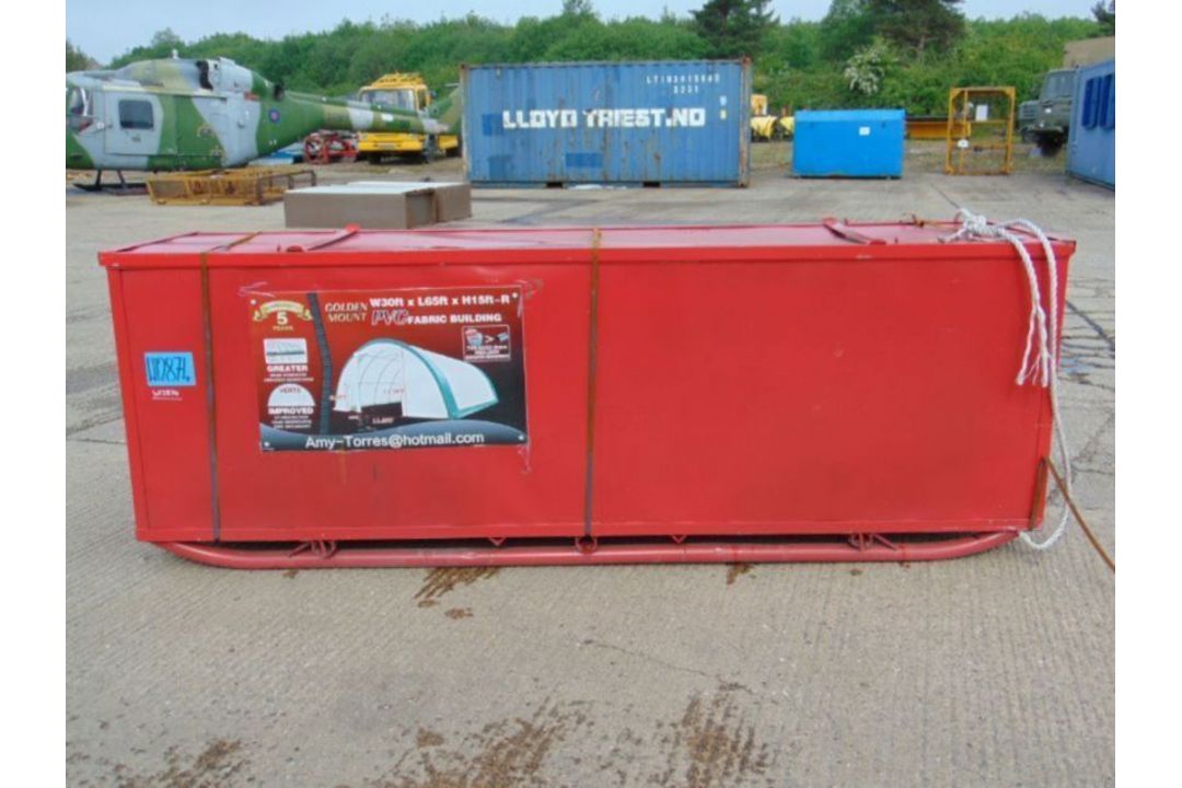 Heavy Duty Storage Shelter 30'W x 65'L x 15' H P/No 306515R - Image 1 of 4