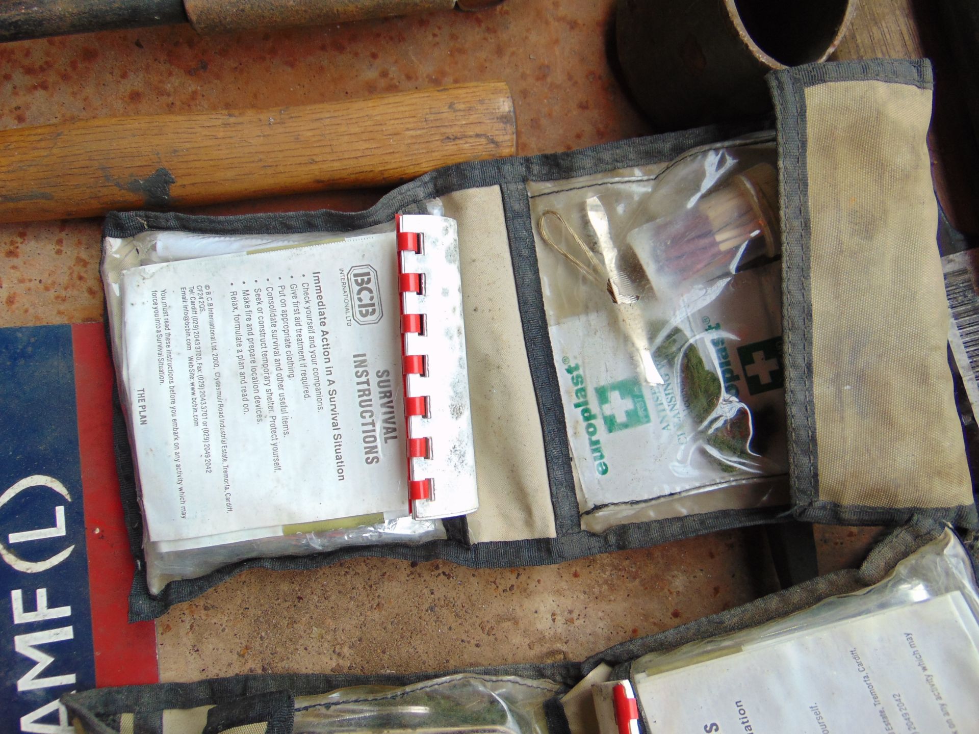 1x Stillage of Tools, Jacks Survival Kits, Axes, Rivets, etc - Image 6 of 9