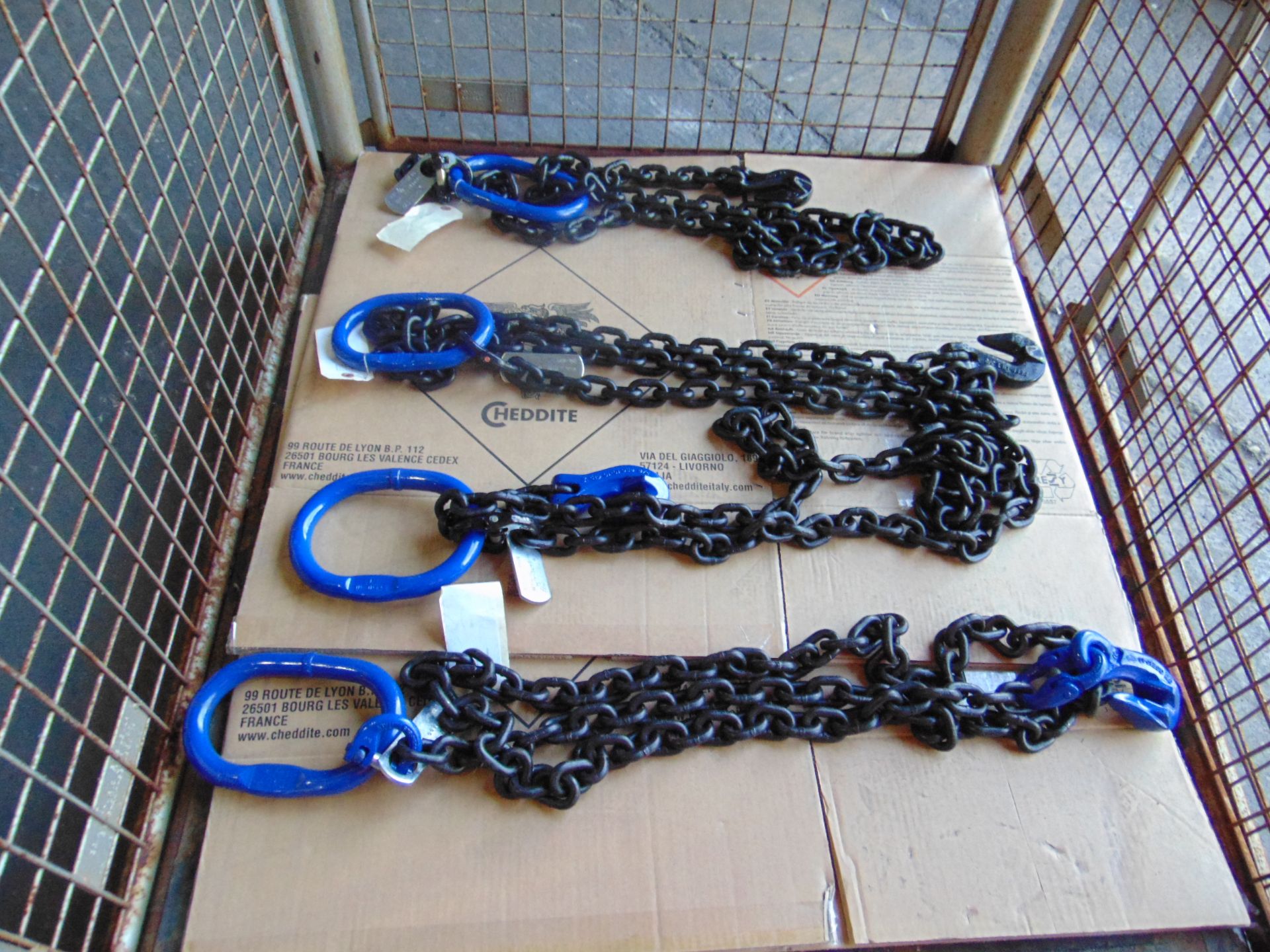 4x New Unissued 10ft Lifting Chains c/w Labels