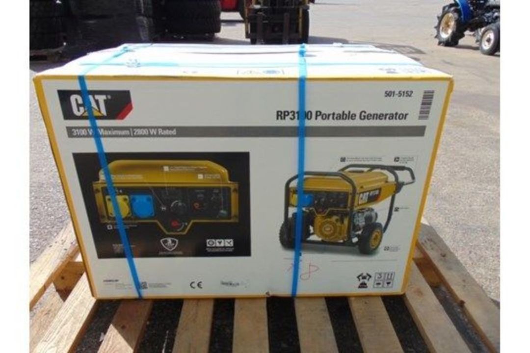 UNISSUED Caterpillar RP3100 industrial Petrol Generator Set - Image 6 of 9