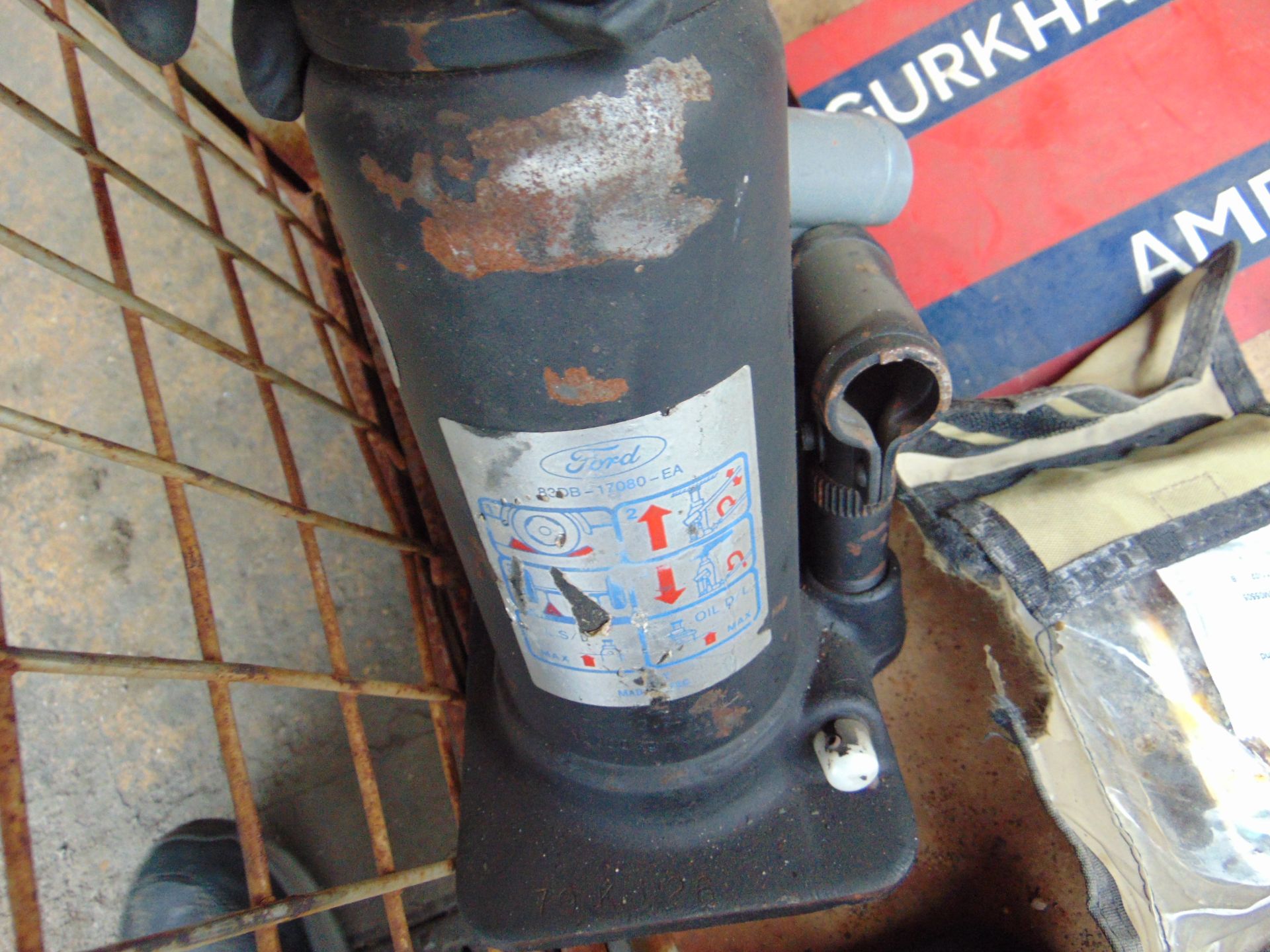 1x Stillage of Tools, Jacks Survival Kits, Axes, Rivets, etc - Image 5 of 9