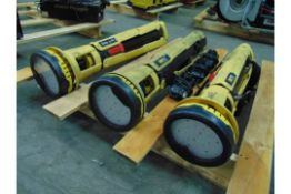 3 x Peli 9440 RALS LED Area Work Lights C/W Battery Chargers