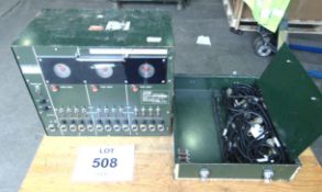 Very Rare SAFT Clansman 24V Universal Radio Battery Charger 240V Mains c/w Leads Instructions