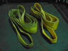 3 Tonne - 3 Metre Lifting Straps x 2