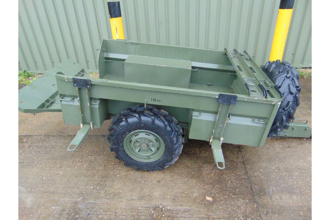 Logic SMT172B 2 wheel ATV Quad Bike Trailer with Drop Tailgate - Image 8 of 18