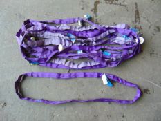 9 x Spanset 1 Tonne Lifting Slings