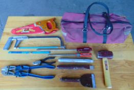Tool bag and Various Tools - Unissued Condition