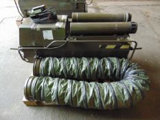 MoD Reserve Stock Dantherm VAM 15 Portable Workshop/ Building Heater 240 Volt c/w Accessories