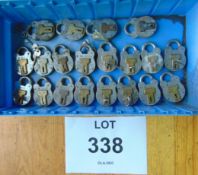 Oty of 20 Squire 440 Padlocks W & W/O Keys