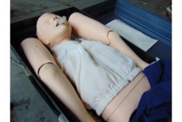Laerdal Resusci Junior Training Dumy Complete with Manuals