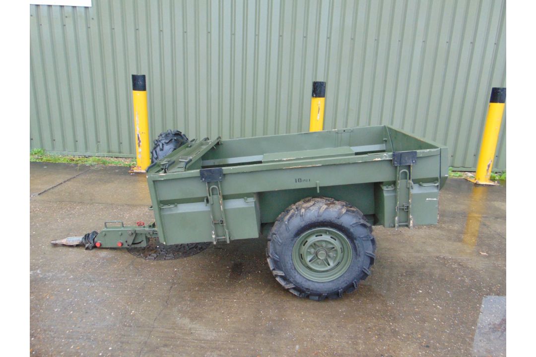 Logic SMT172B 2 wheel ATV Quad Bike Trailer with Drop Tailgate - Image 1 of 18