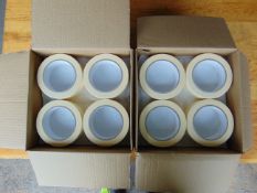 48 Rolls of Masking Tape - 36mm x 50m New from UK MOD