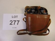 Nice Original Pair of NIFE 6 x 30 Binoculars in Original Leather Case