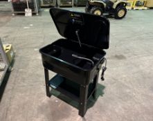 New and unissued 75 litre floor standing industrial parts washer