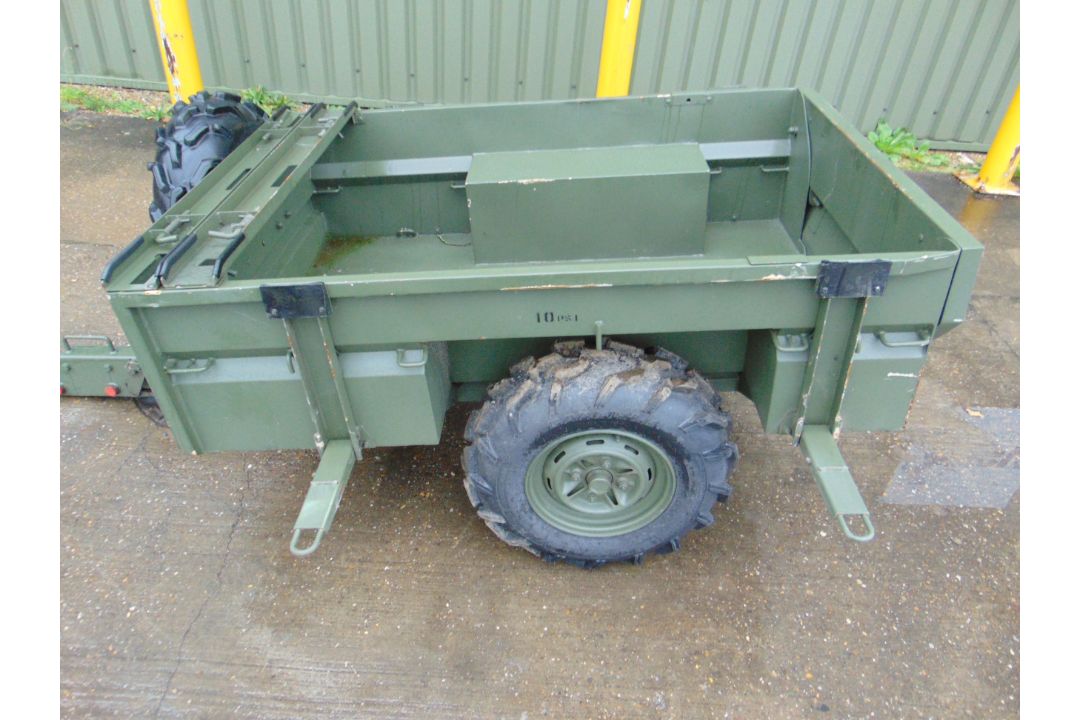 Logic SMT172B 2 wheel ATV Quad Bike Trailer with Drop Tailgate - Image 7 of 18