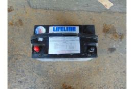 Red Flash Lifeline 12 Volt 100 A/H non Spillable battery Unissued