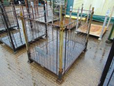 Steel Stacking Stillage with removeable sides and corner posts