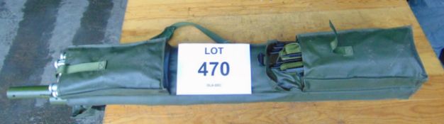 Unissued Clansman Antenna Mast C/W Guy Rope, Pegs Ect