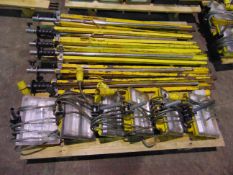 6 x 110V Work Lights C/W Tripod Stands