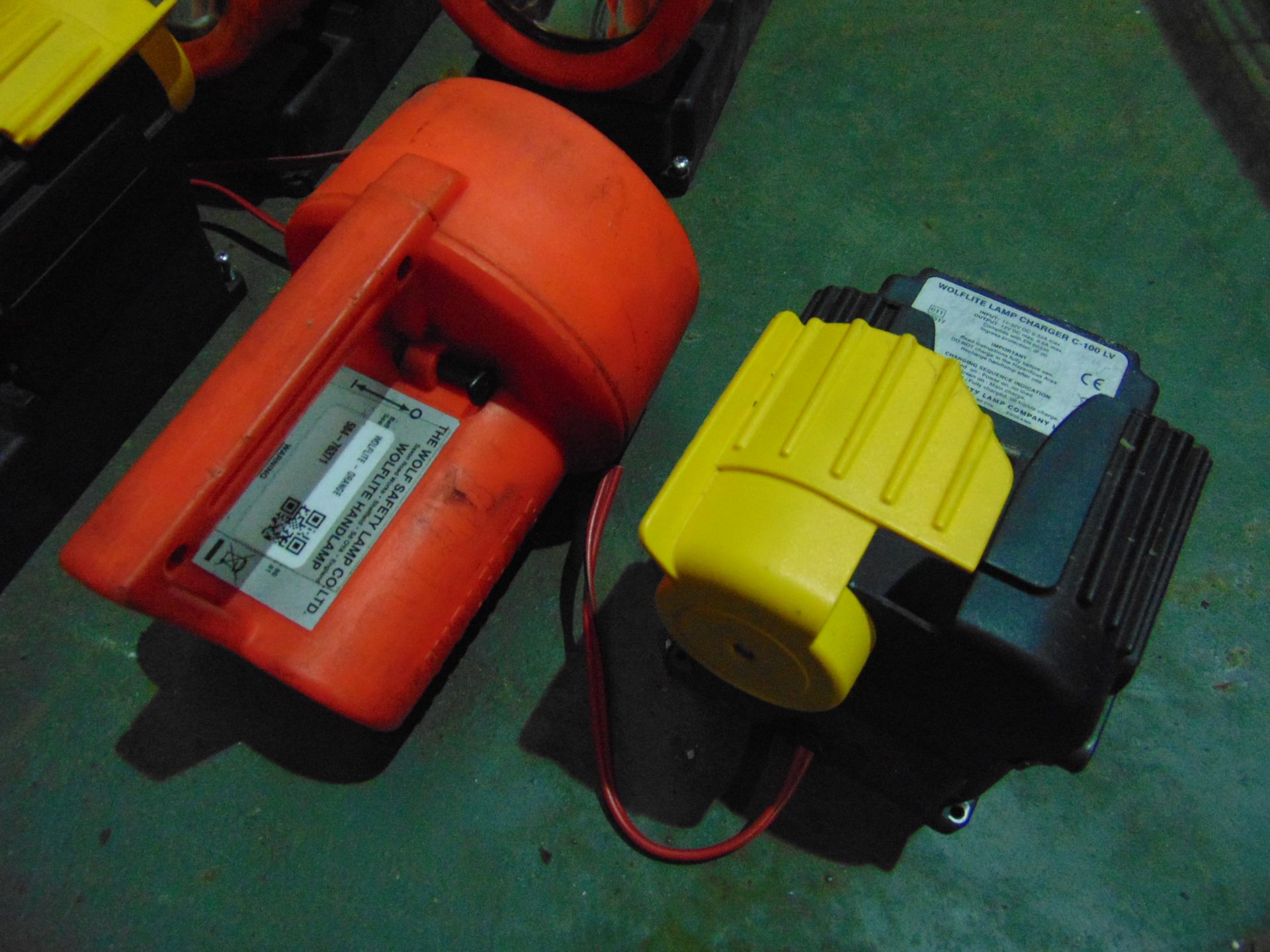 Orange Wolf Safety Lamps x 6 C/W Charger Base - Image 5 of 7