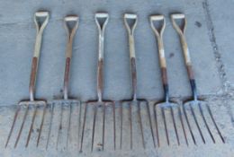 6 x Digging Fork