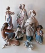 A Lladro “Spring Flirtation” figurine, 32 cm, model 6365; 
