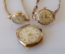 A vintage Rotary Super-Sports wristwatch with Arabic numerals, dial 24mm