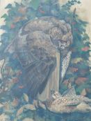 Sioban Coppinger (British, contemporary) DEAR HUNTERS, pastel on abrasive paper, 85 x 75 cm, signed