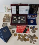 A cased Royal Mint 1996 UK Silver Anniversary Collection of silver proof circulating coins, with COA