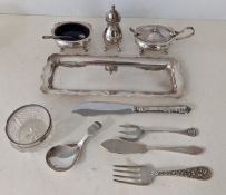 A George III silver caddy spoon by Joseph Willmore, Birmingham, 1816, 8.5 cm