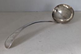 A George V silver soup or punch ladle by James Deakin & Sons, Sheffield, 1923, 277g