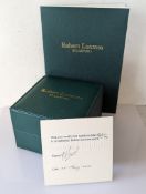 A Robert Loomes 'Robin' limited edition stainless steel gentleman's wristwatch, no 74/100