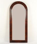 GROSSER SPIEGEL, Mahagoni, 140 x 61, DEUTSCH, um 1870 