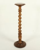 BLUMENSÄULE, Nussbaum, H 108, Dm 26, DEUTSCH, E.19.Jh. 