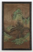chinesische Malerei, Blau-Grün-Stil, um 1920
