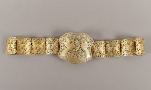 Gürtel, vergoldet, CHINA, 20.Jh.